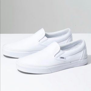 Vans Classic White Slip On Woman’s 6